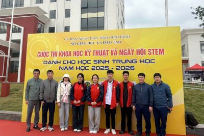 Trường THPT Lý Nhân tham dự cuộc thi KHKT và ngày hội STEM dành cho học sinh trung học năm học 2025 – 2026